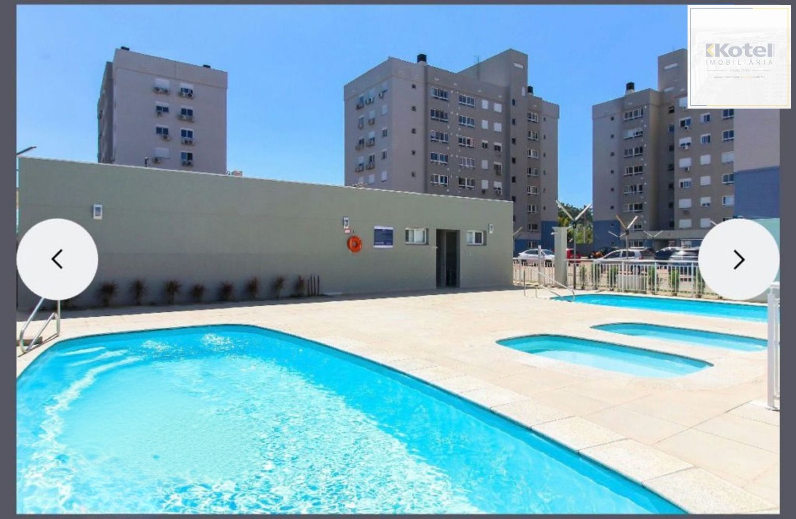 Apartamento de dois dormitórios e 1 vaga de garagem em Canoas.