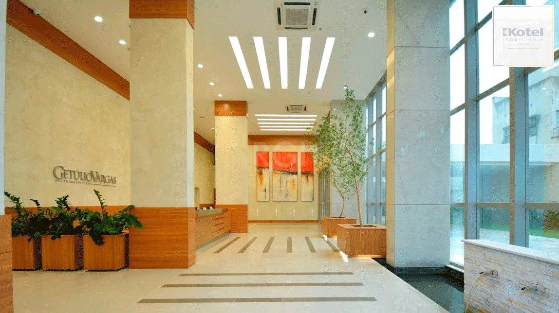 Sala comercial com vista para o Guaíba no Getúlio Vargas Prime Office.