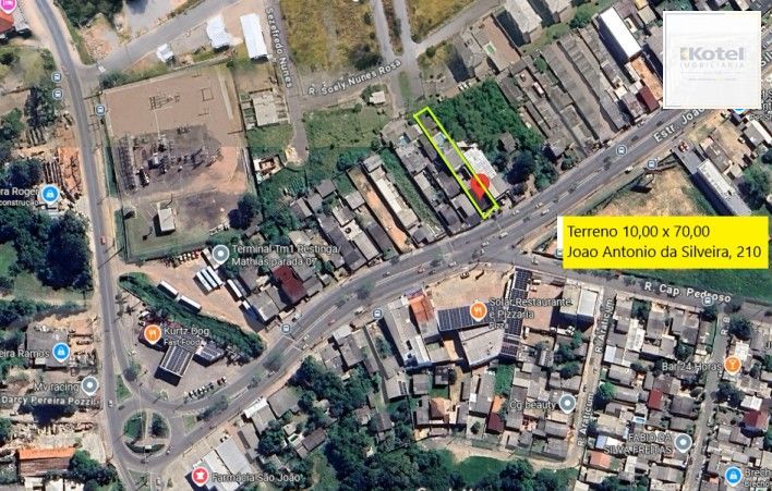 Terreno comercial com 695,00m² com 2 lojas na Av. Joao Antonio da Silveira zona sul de Porto Alegre ! — foto 2