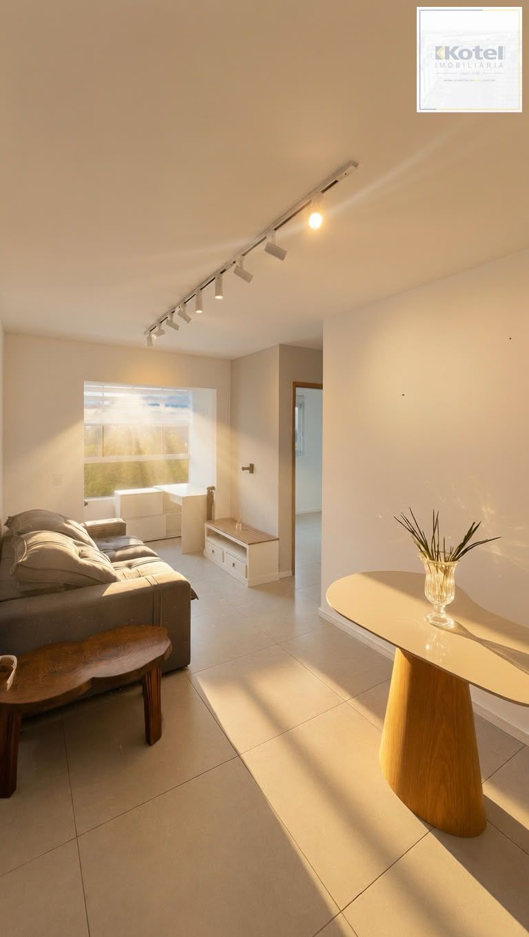 Apartamento 2 dormitórios, 1 vaga e elevador á venda no Morro Santana.
