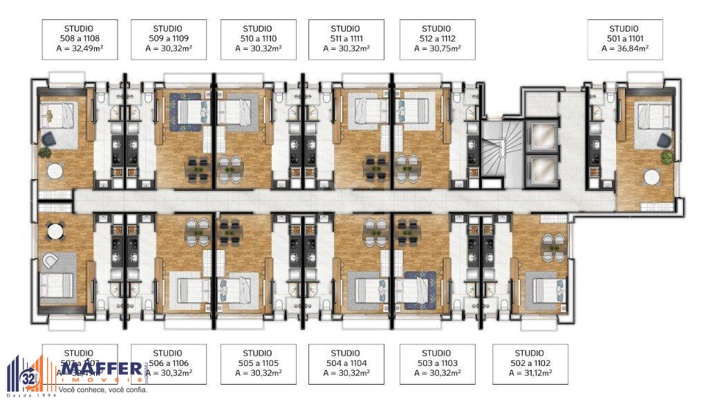 Apartamento, 1 quarto, 31 m² - Foto 11