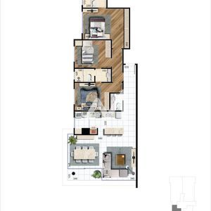 Apartamento com 109m² e 3 dormitórios no bairro Centro em Lajeado para Comprar