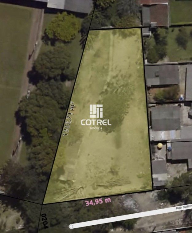 Terreno à Venda 1322,71m² situado no bairro Pé de Plátano em Santa Maria - RS