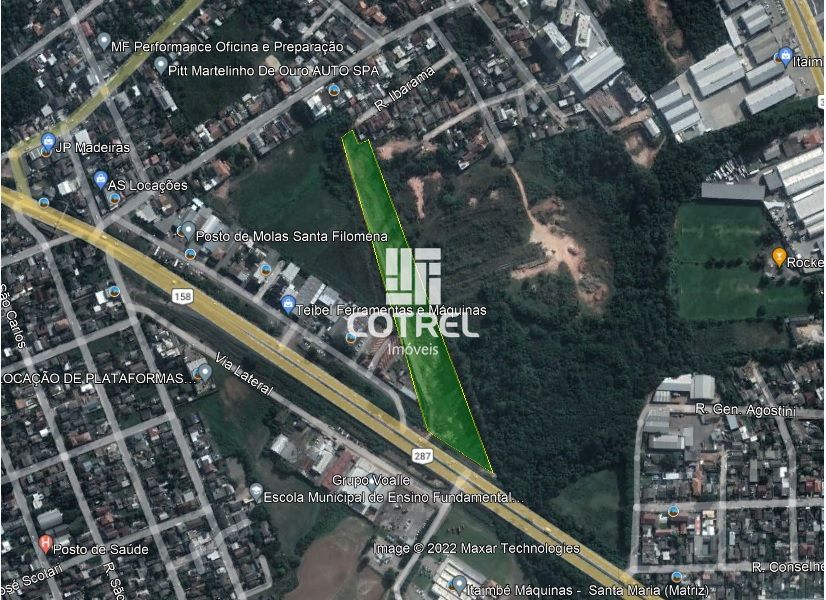 Terreno 20,000 m² na Br 158 localizado na cidade de Santa Maria/RS