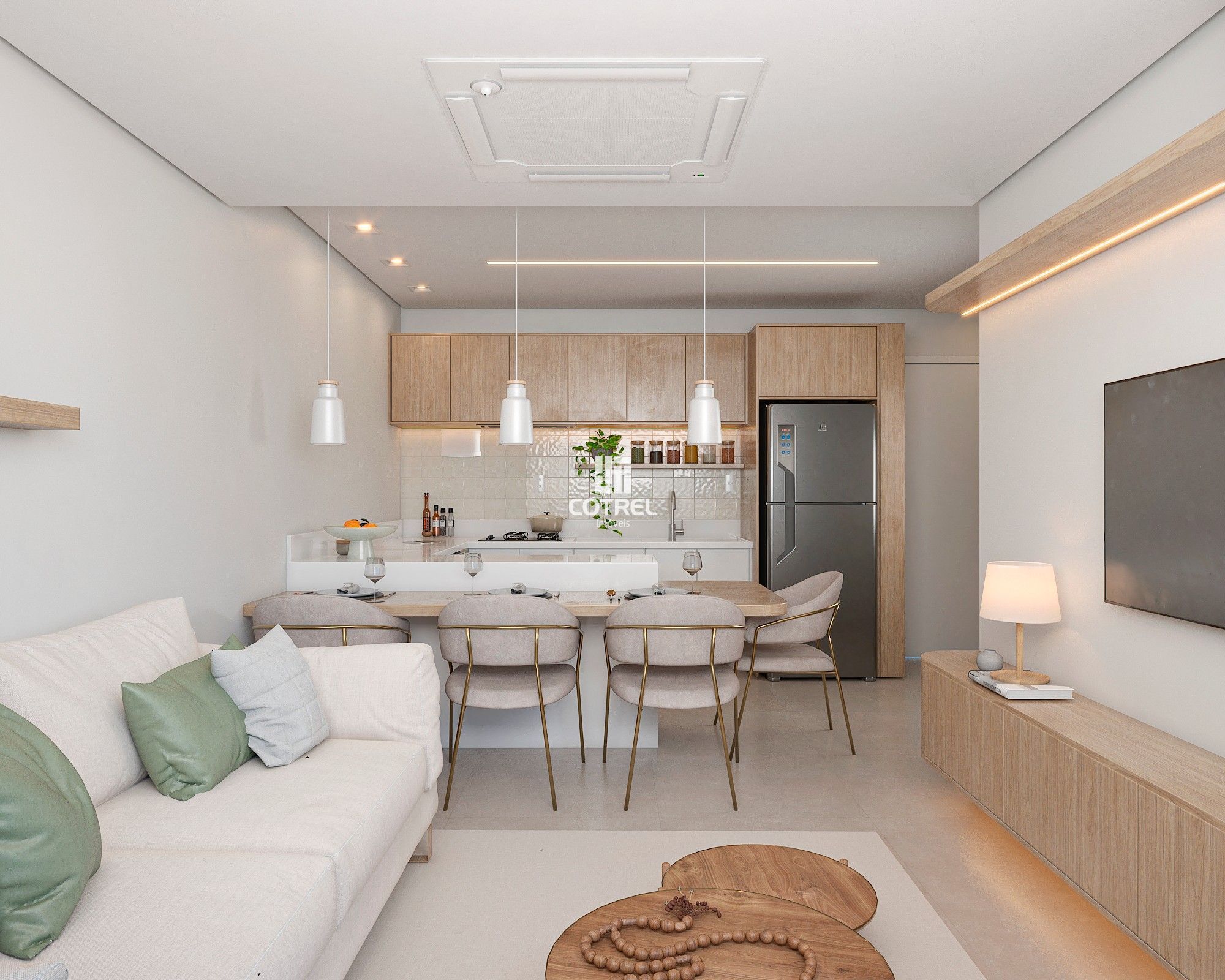 Apartamento com 1 dormitório, garagem no Residencial Einstein ao lado da UFN
