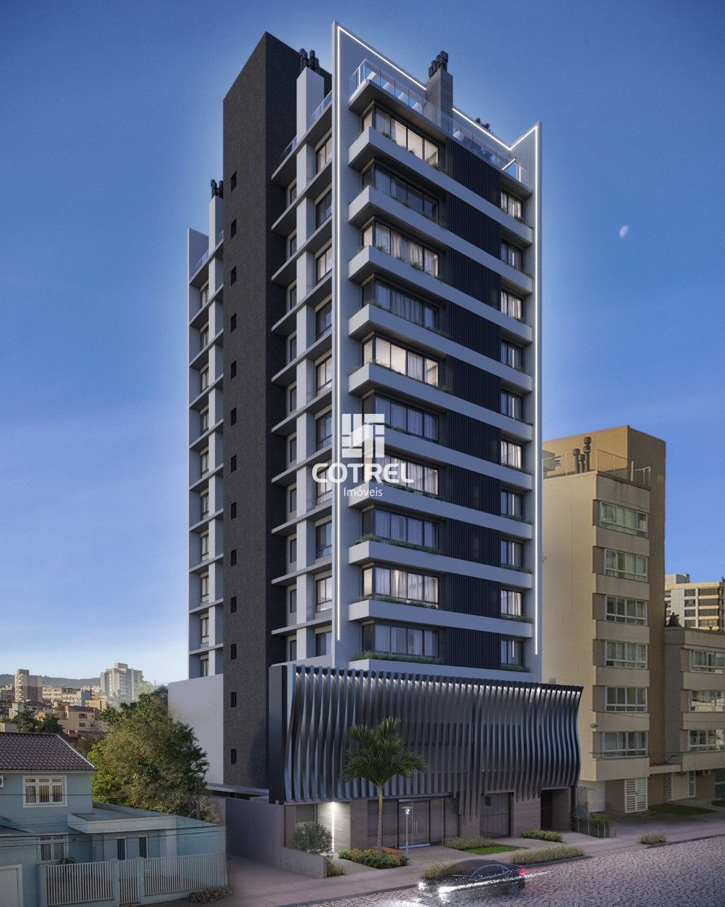 Apartamento na planta 3 dormitórios sendo 3 suítes e 2 vagas de garagem no Bairr