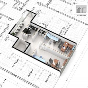 Sala Comercial com 44m² no bairro Florestal em Lajeado para Comprar ou Alugar