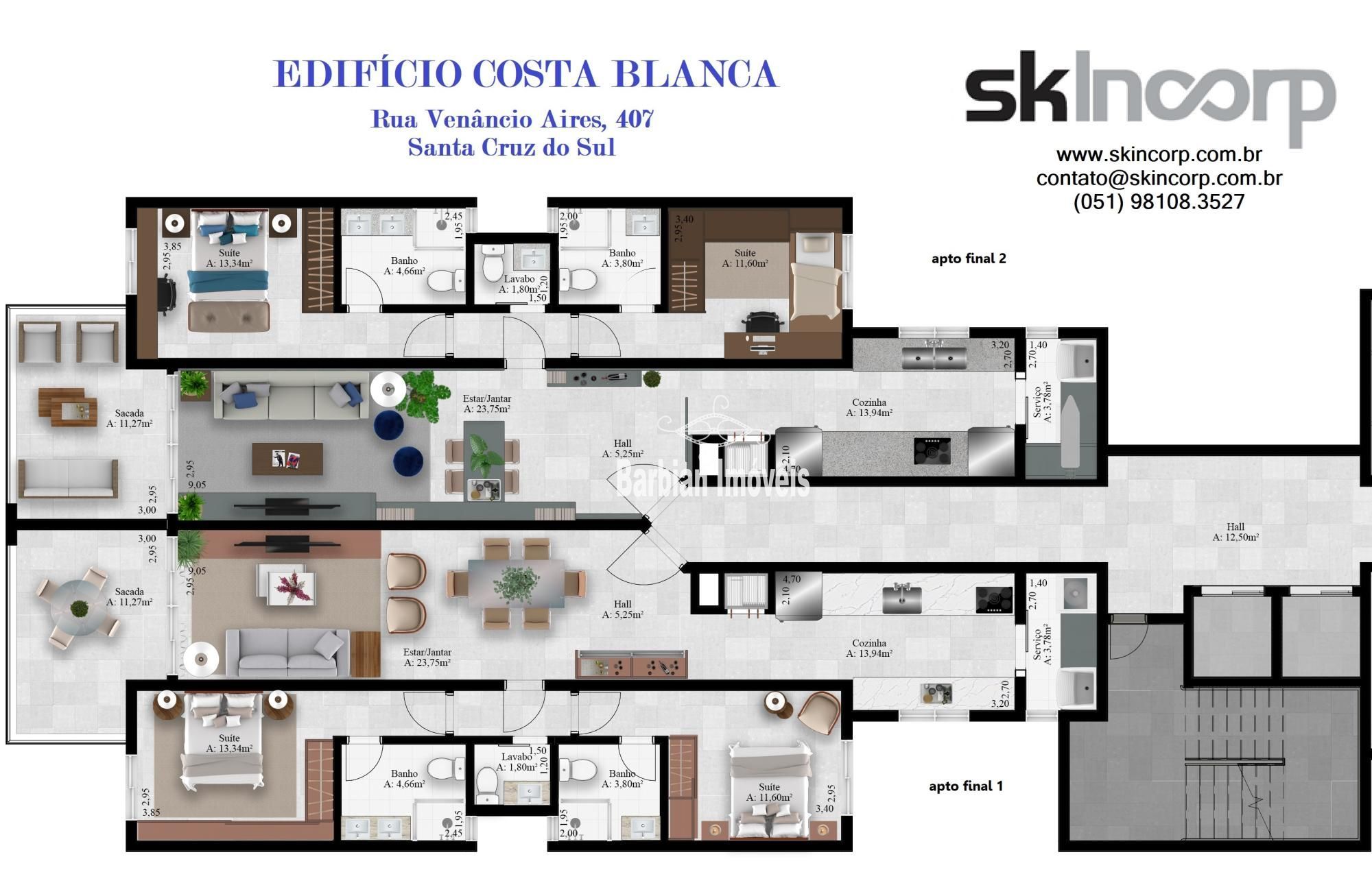 Apartamento à venda com 2 quartos, 102m² - Foto 14