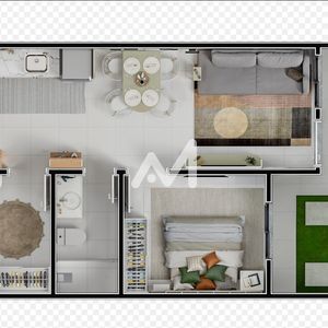 Geminado com 47m² e 2 dormitórios no bairro Conventos em Lajeado para Comprar