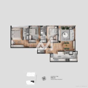 Apartamento com 104m² e 3 dormitórios no bairro Florestal em Lajeado para Comprar