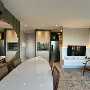 Apartamento com 78m², 2 dormitórios, 1 suíte, 2 vagas no Ilha de Creta em Torres para Comprar