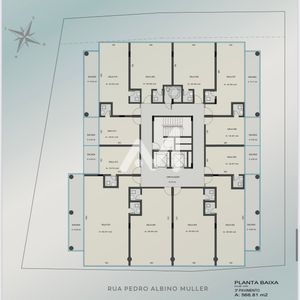 Sala Comercial com 43m² no bairro Florestal em Lajeado para Comprar