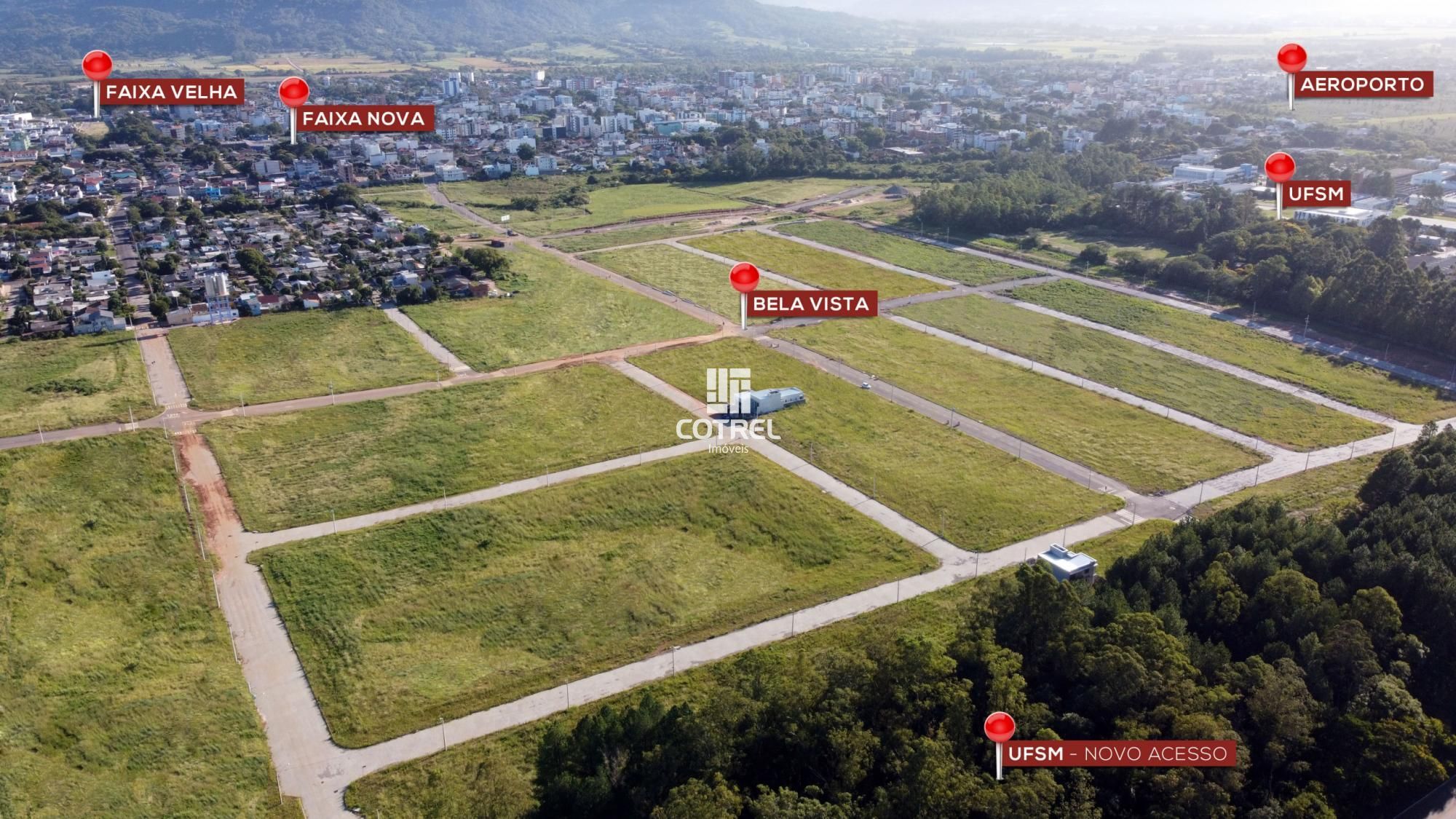Terreno no Bela Vista Parque Residencial e Comercial em camobi localizado na cid
