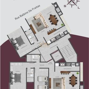 Apartamento com 103m², 2 dormitórios, 1 suíte, 1 vaga no Da Matta Residencial em Torres para Comprar