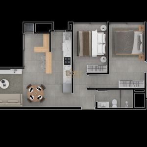 Apartamento com 68m², 2 dormitórios, 1 suíte, 1 vaga no Axxis em Torres para Comprar