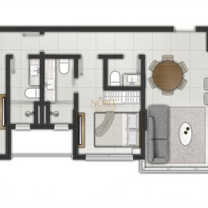 Apartamento com 78m², 2 dormitórios, 2 suítes, 1 vaga no Rosa dos Ventos em Torres para Comprar
