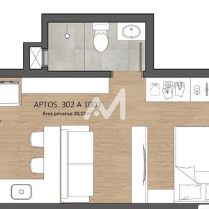 Studio com 28m² no bairro Moinhos em Lajeado para Comprar