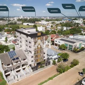 Apartamento com 67m² e 2 dormitórios no bairro Montanha em Lajeado para Comprar