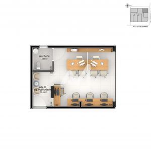 Sala Comercial com 30m² no bairro Florestal em Lajeado para Comprar