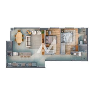 Apartamento com 73m² e 2 dormitórios no bairro Hidráulica em Lajeado para Comprar
