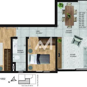 Apartamento com 65m² e 2 dormitórios no bairro São Cristóvão em Lajeado para Comprar
