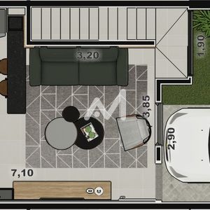 Sobrado com 91m² e 2 dormitórios no bairro Universitário em Lajeado para Comprar