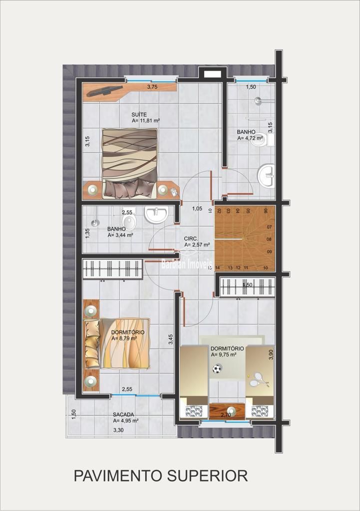 Apartamento à venda com 3 quartos, 123m² - Foto 13