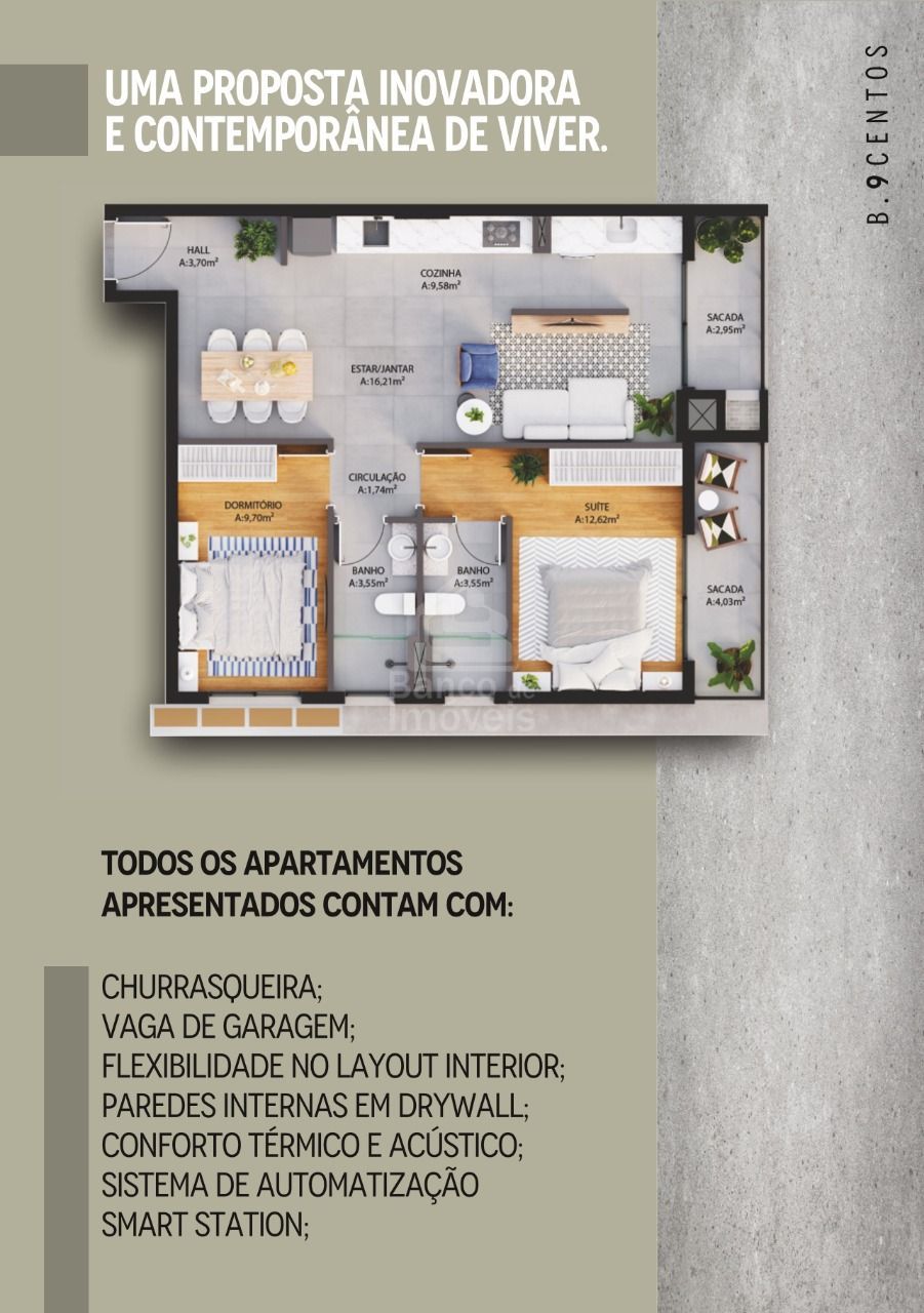 Apartamento à venda com 2 quartos, 66m² - Foto 12