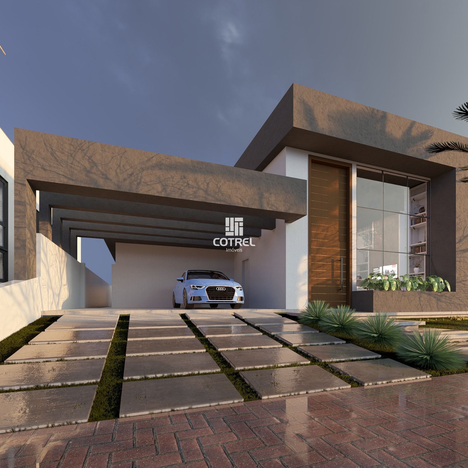 Casa em construção para venda no condomínio fechado Parque das Oliveiras