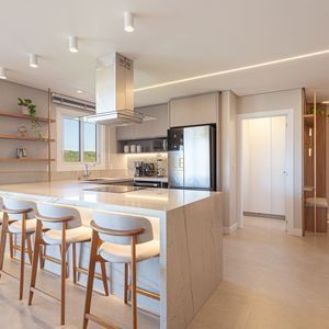 Apartamento com 150m², 3 dormitórios, 1 suíte, 2 vagas no Morada do Parque em Torres para Comprar