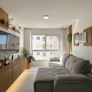 Apartamento com 74m², 2 dormitórios, 1 suíte, 1 vaga no Residencial Dom Pedro em Passo de Torres para Comprar