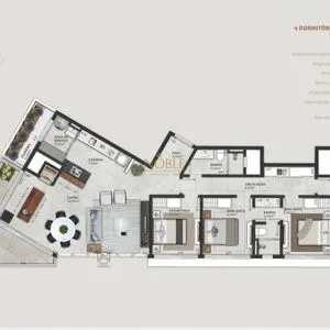 Apartamento, 4 dormitórios, 1 suíte, 2 vagas no Mirage em Torres para Comprar