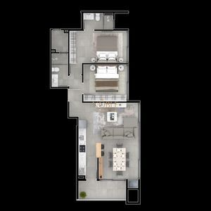 Apartamento com 68m², 2 dormitórios, 1 suíte, 1 vaga no Axxis em Torres para Comprar