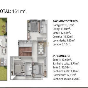 Geminado, 3 dormitórios, 2 suítes, 2 vagas no bairro Centro em Passo de Torres para Comprar