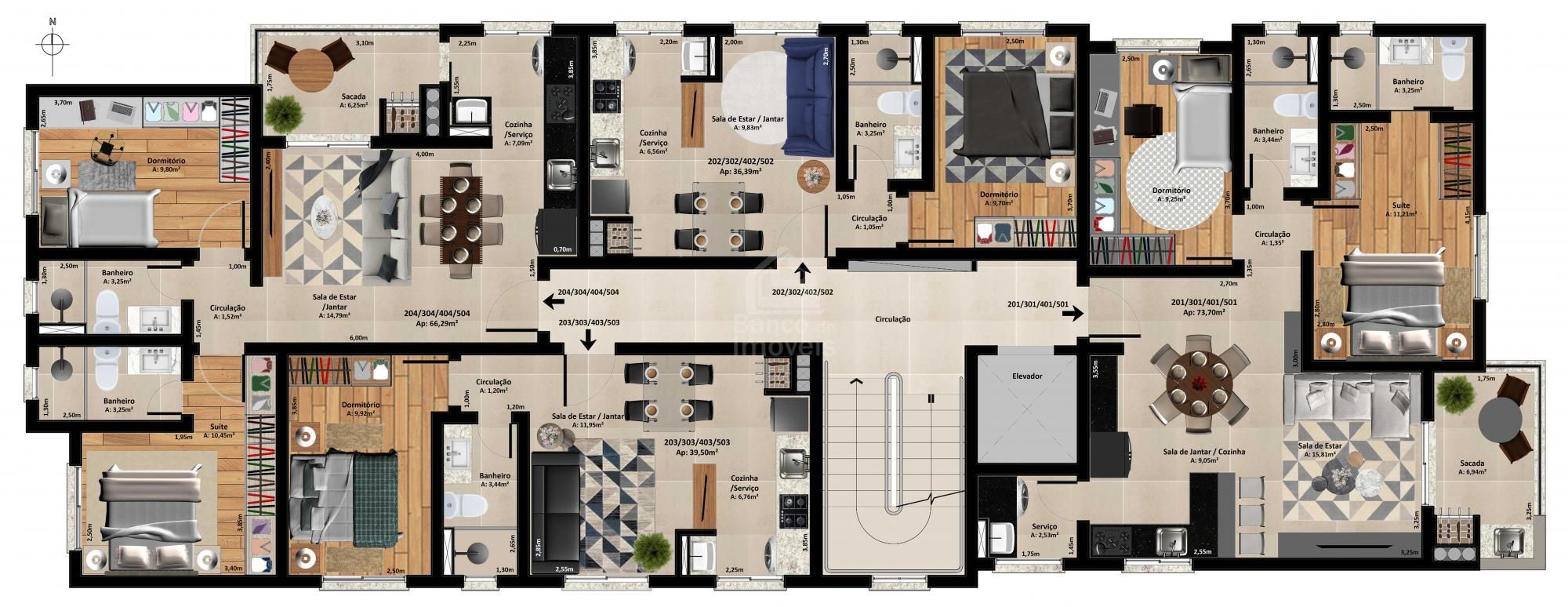 Apartamento, 1 quarto, 36 m² - Foto 13