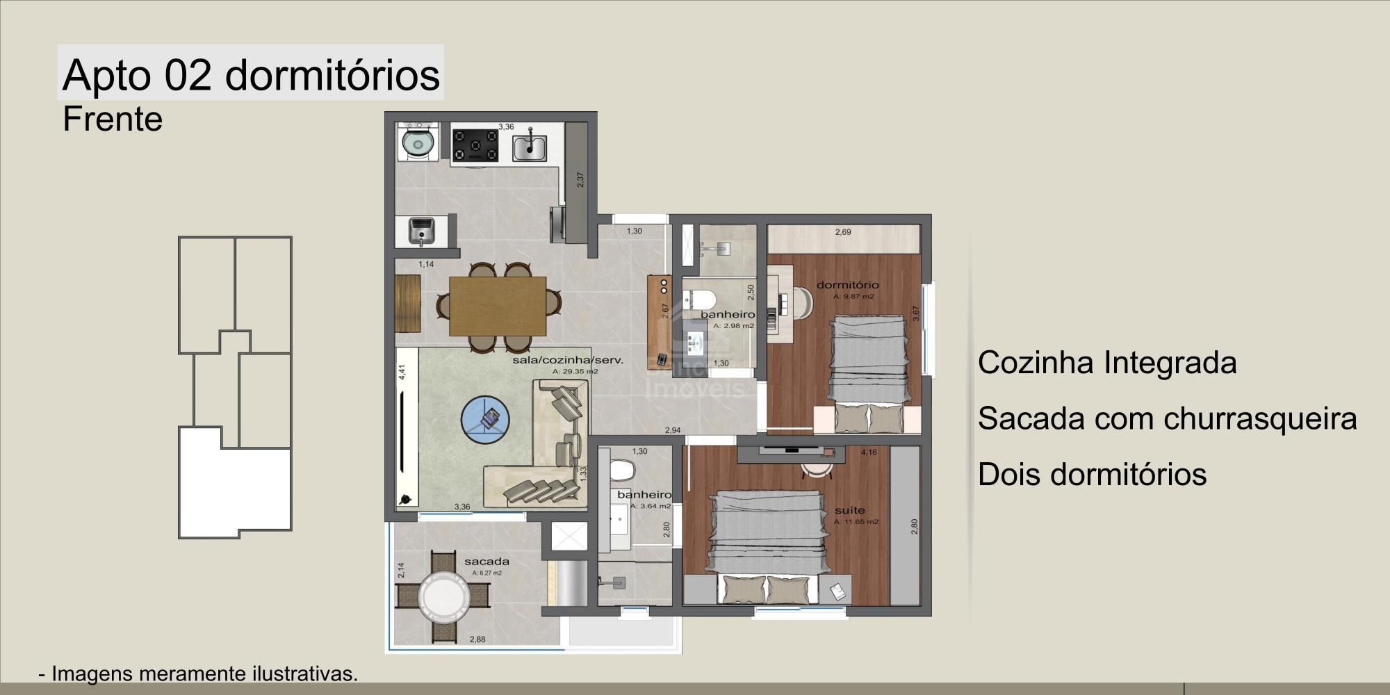 Apartamento à venda com 2 quartos, 74m² - Foto 14