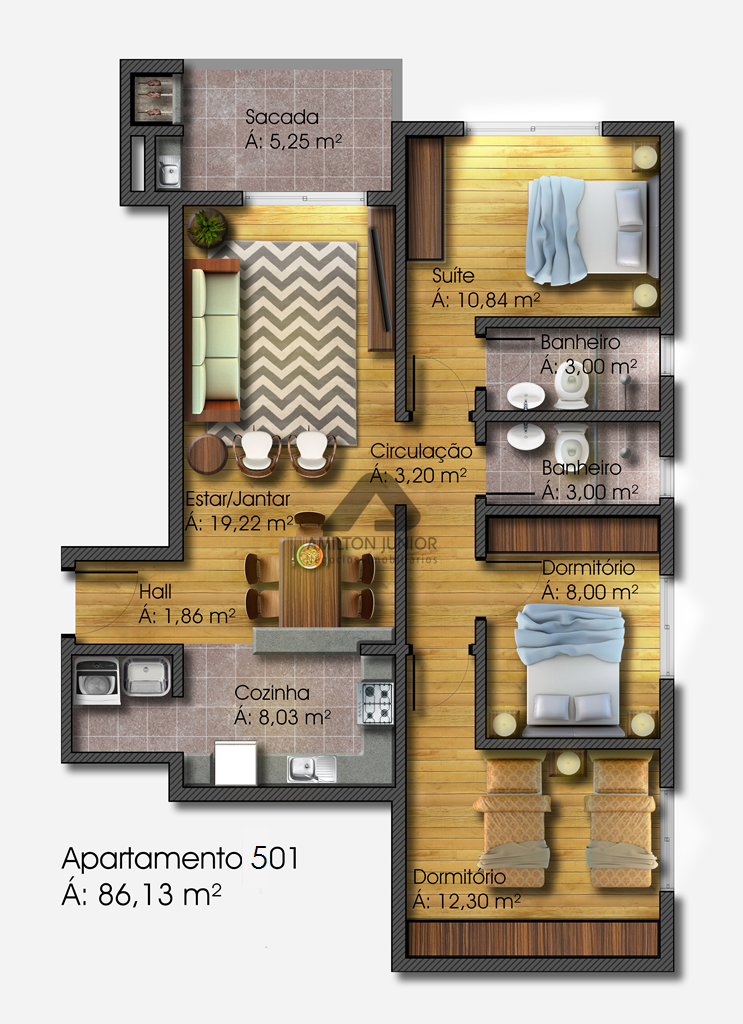 Apartamento à venda e aluguel com 3 quartos, 86m² - Foto 28