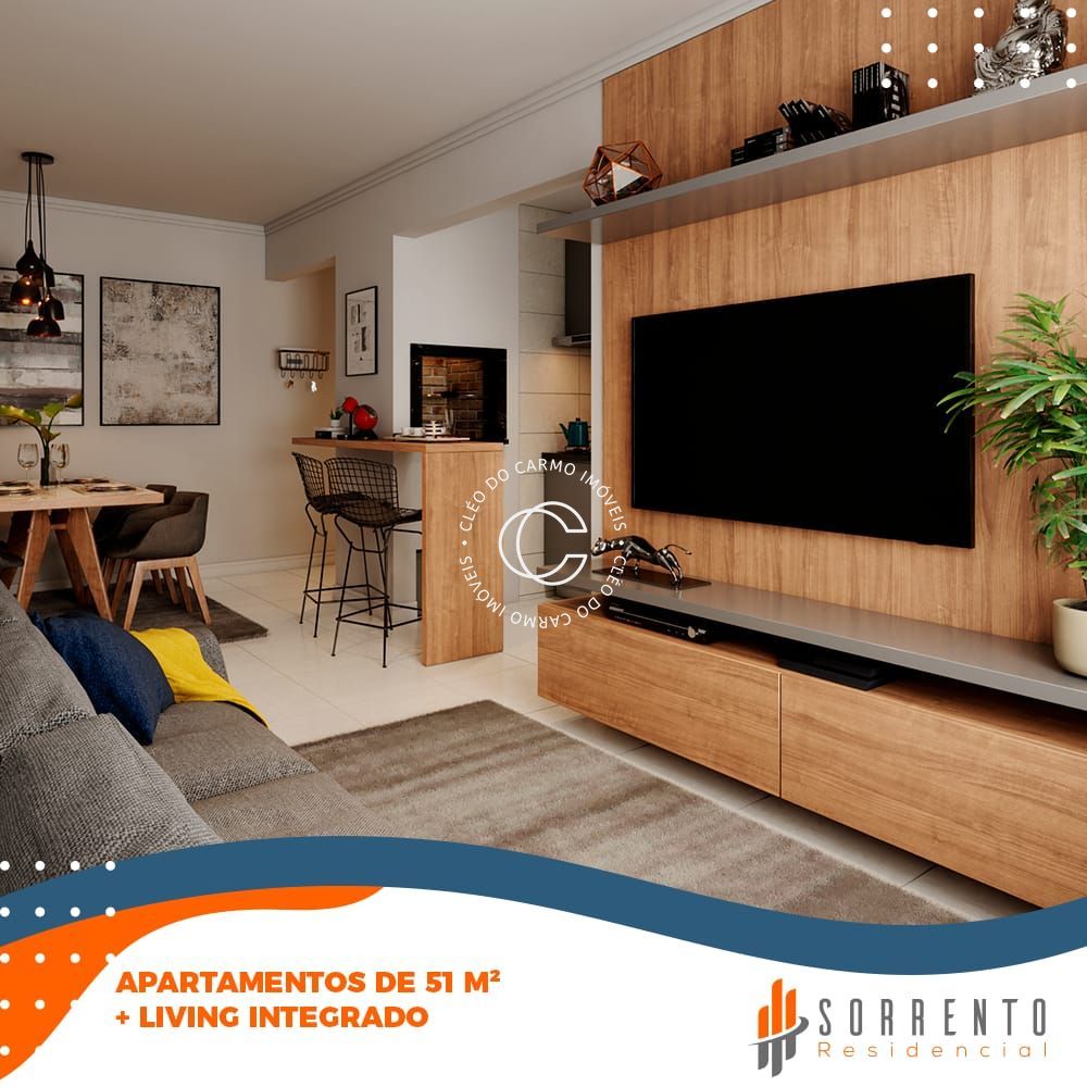 Apartamento à venda com 2 quartos, 51m² - Foto 3