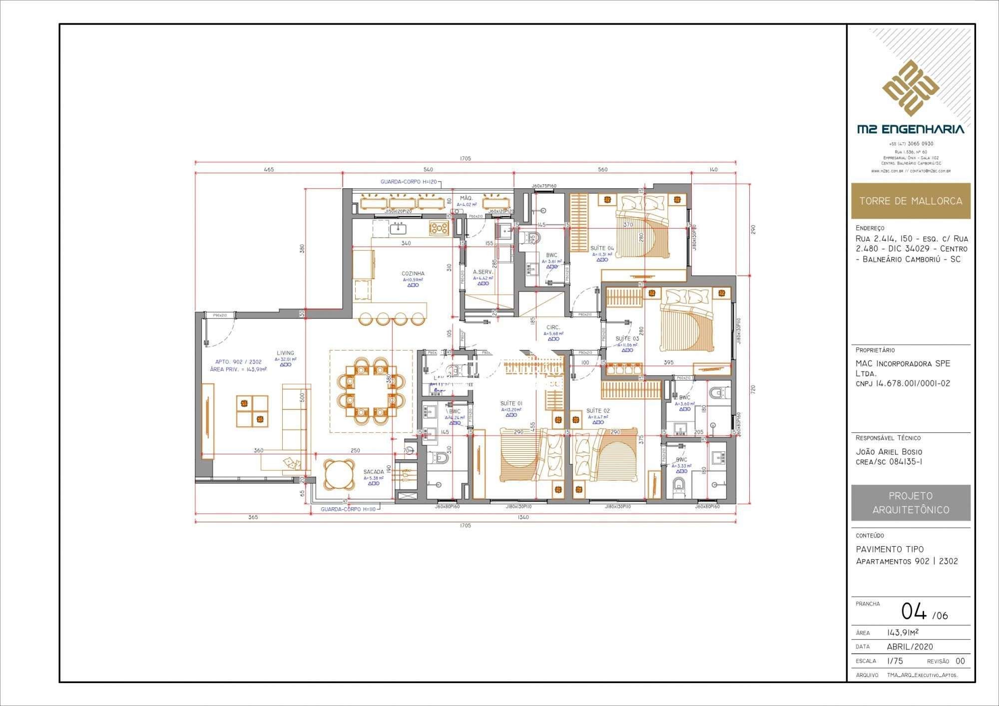 Apartamento, 4 quartos, 143 m² - Foto 22