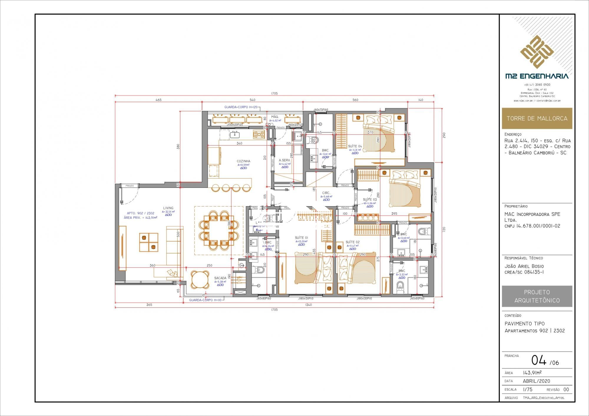 Apartamento à venda com 4 quartos, 143m² - Foto 22