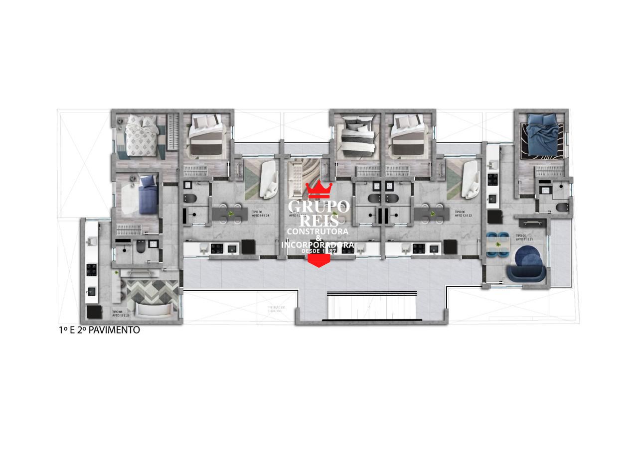 Apartamento, 1 quarto, 54 m² - Foto 25