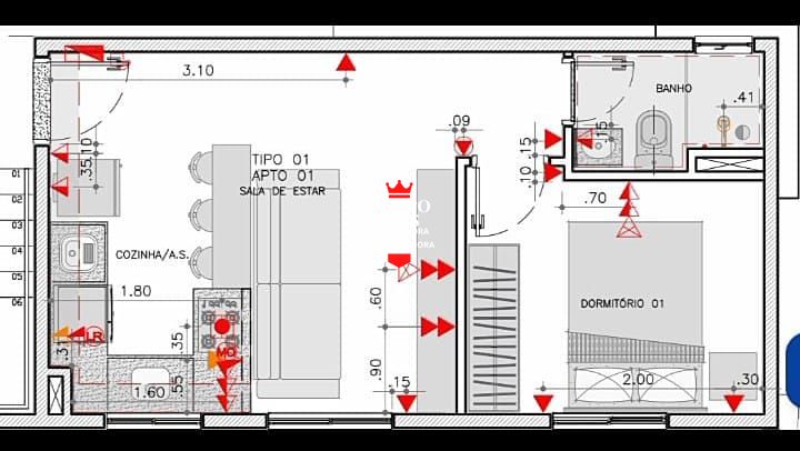Apartamento com 1 Dormitórios à venda, 33 m² por R$ 1.850.000,00 Apartamento com 1 Dormitórios à venda, 33 m² por R$ 1.850.000,00