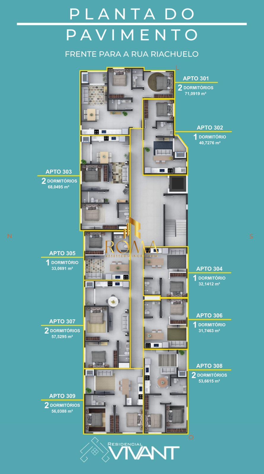 Apartamento, 2 quartos, 57 m² - Foto 23