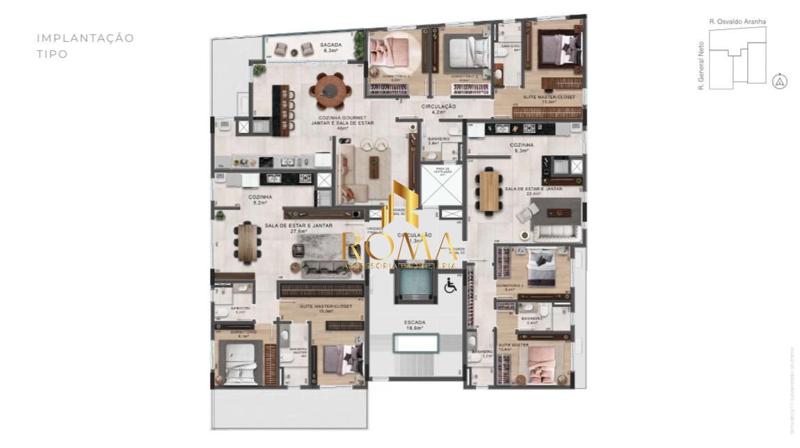 Apartamento, 2 quartos, 74 m² - Foto 4