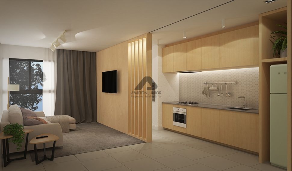 Apartamento à venda com 1 quarto, 53m² - Foto 2