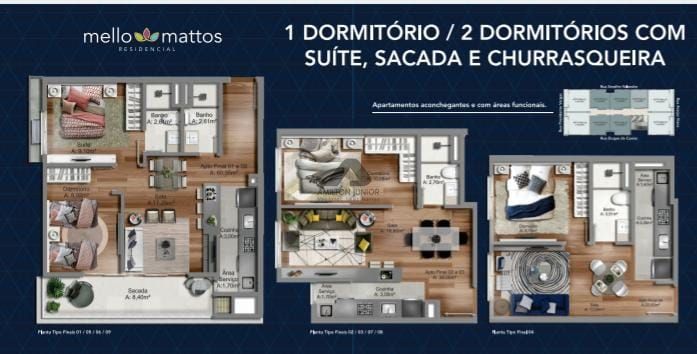 Apartamento à venda com 2 quartos, 60m² - Foto 6