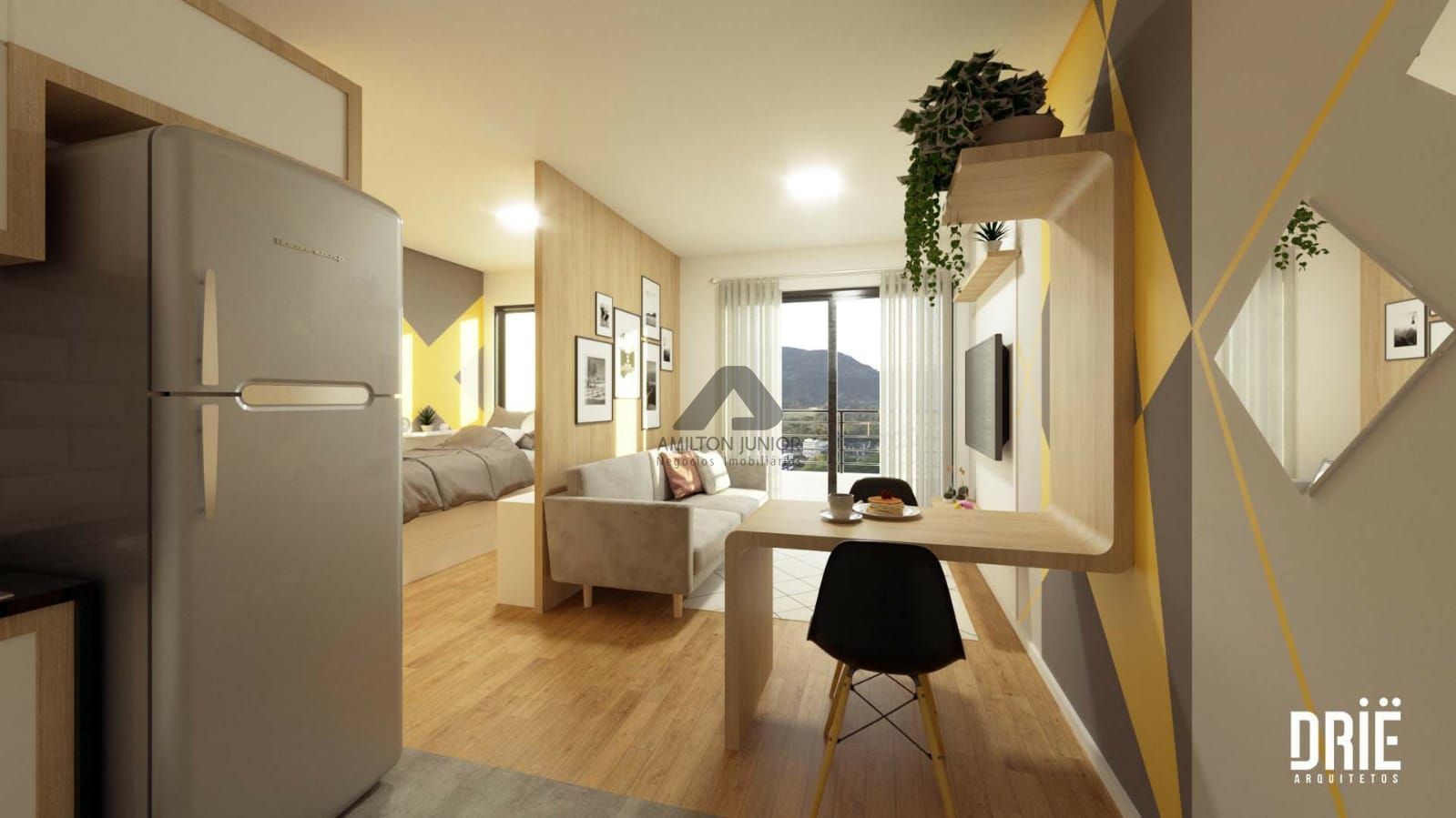 Apartamento à venda com 1 quarto, 33m² - Foto 9