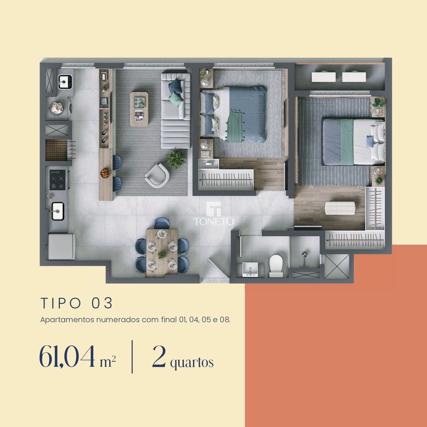 Apartamento, 3 quartos, 77 m² - Foto 11