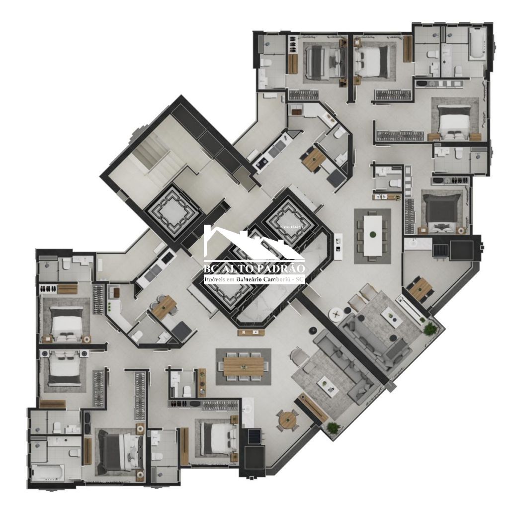 Apartamento, 4 quartos, 182 m² - Foto 15