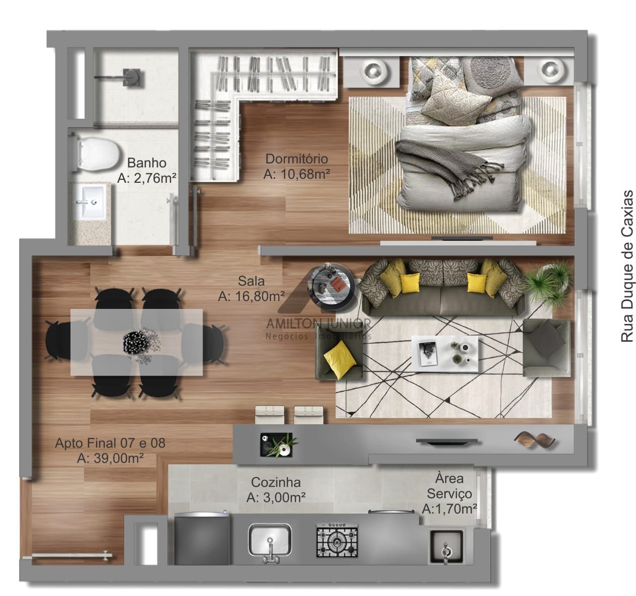 Apartamento à venda com 2 quartos, 60m² - Foto 9